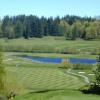 Shuksan #1, Par 4, 379 yards: The opening hole at this VERY obscure course begins with a scenic  - but rather simple - drive between trees and off a cliff