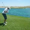 Paiute Wolf #15, Par 3, 138 yards: If you haven't played this island green hole, you're missing out ... it is beautiful and challenging