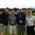 Day 3: Peter, Brian, Doug and Trever pose on the tee at #18