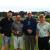 Day 3: Peter, Brian, Doug and Trever pose on the tee at #18