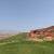 Day 1: The moment everyone awaits at Sand Hollow ... the beginning of the cliffside holes, starting with the 12th tee