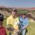 Day 3: Rob, Peter and Dave celebrate arriving at the "lava triangle" holes at Entrada